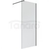Oltens Bo ścianka prysznicowa Walk-In 120 cm profil czarny mat 22004300